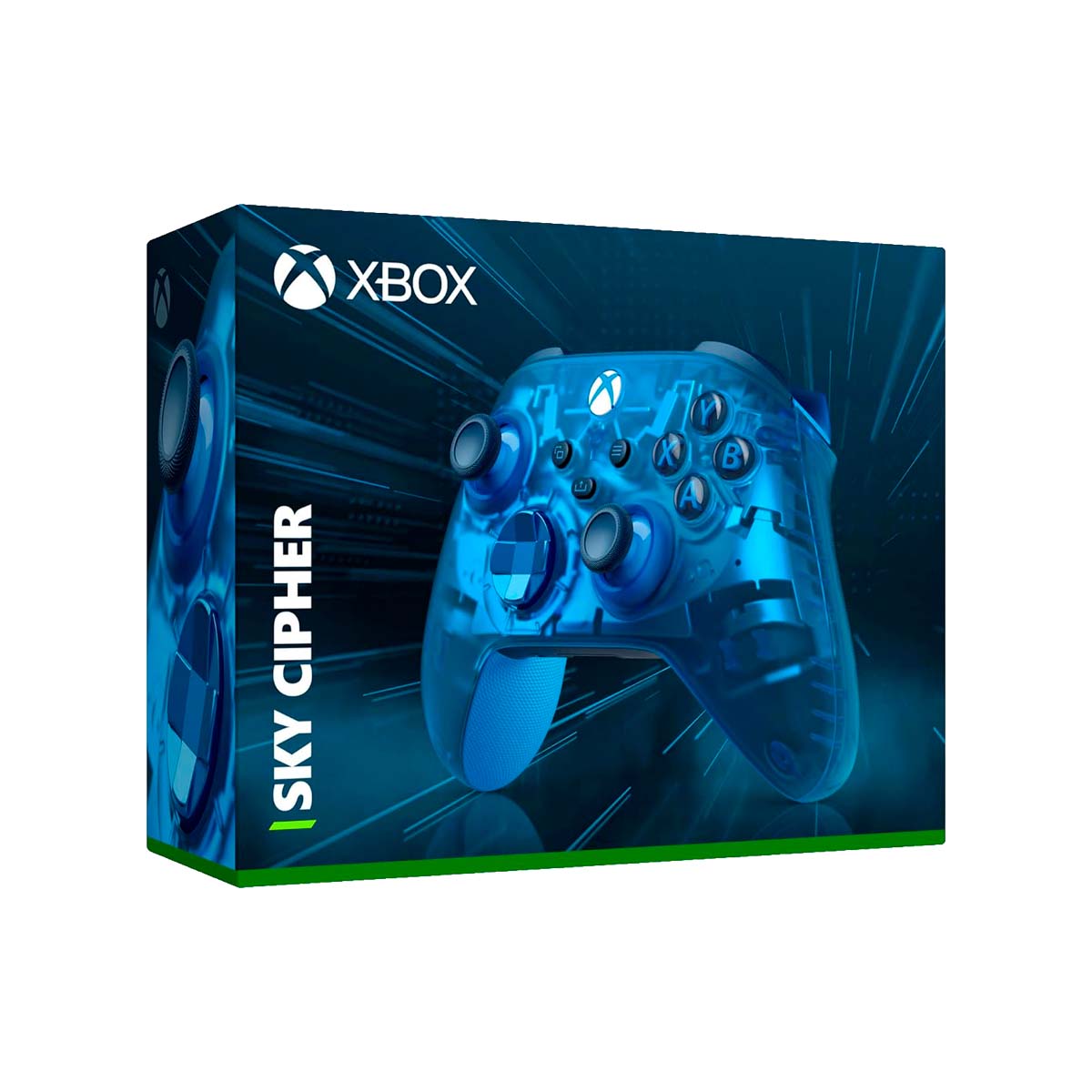 Official Xbox Elite Wireless Controller Series 2 โ Core (Blue) box, showcasing the product's design and features.