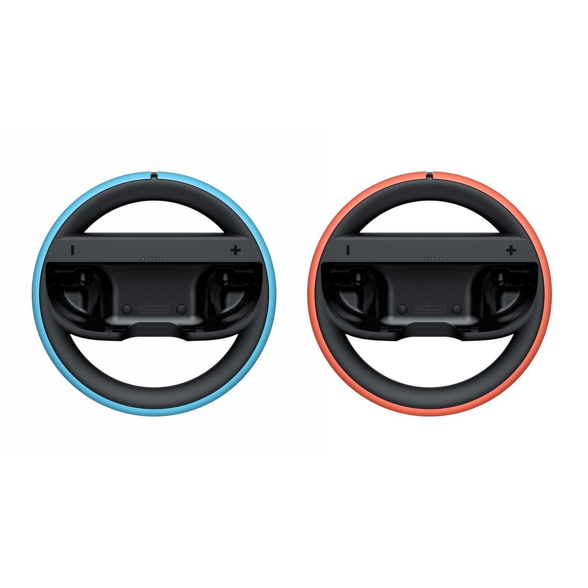 "Side view of the Nintendo Switch 2 Joy-Con 2 Wheel, showcasing its sleek design and compact size, ideal for attaching to Joy-Con controllers for enhanced gaming."