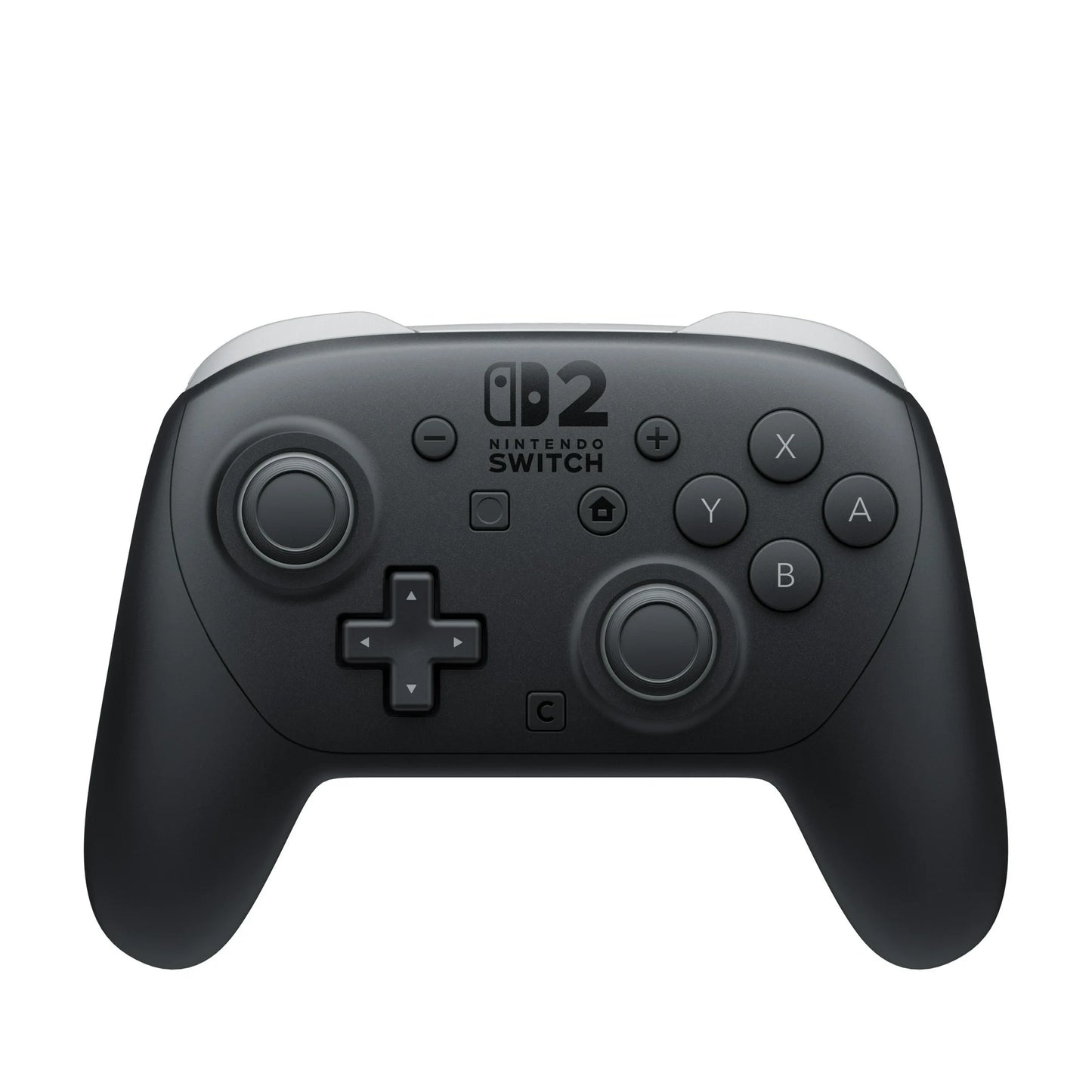"Official Nintendo Switch 2 Pro Controller featuring HD Rumble 2, motion controls, and programmable buttons for enhanced gameplay."