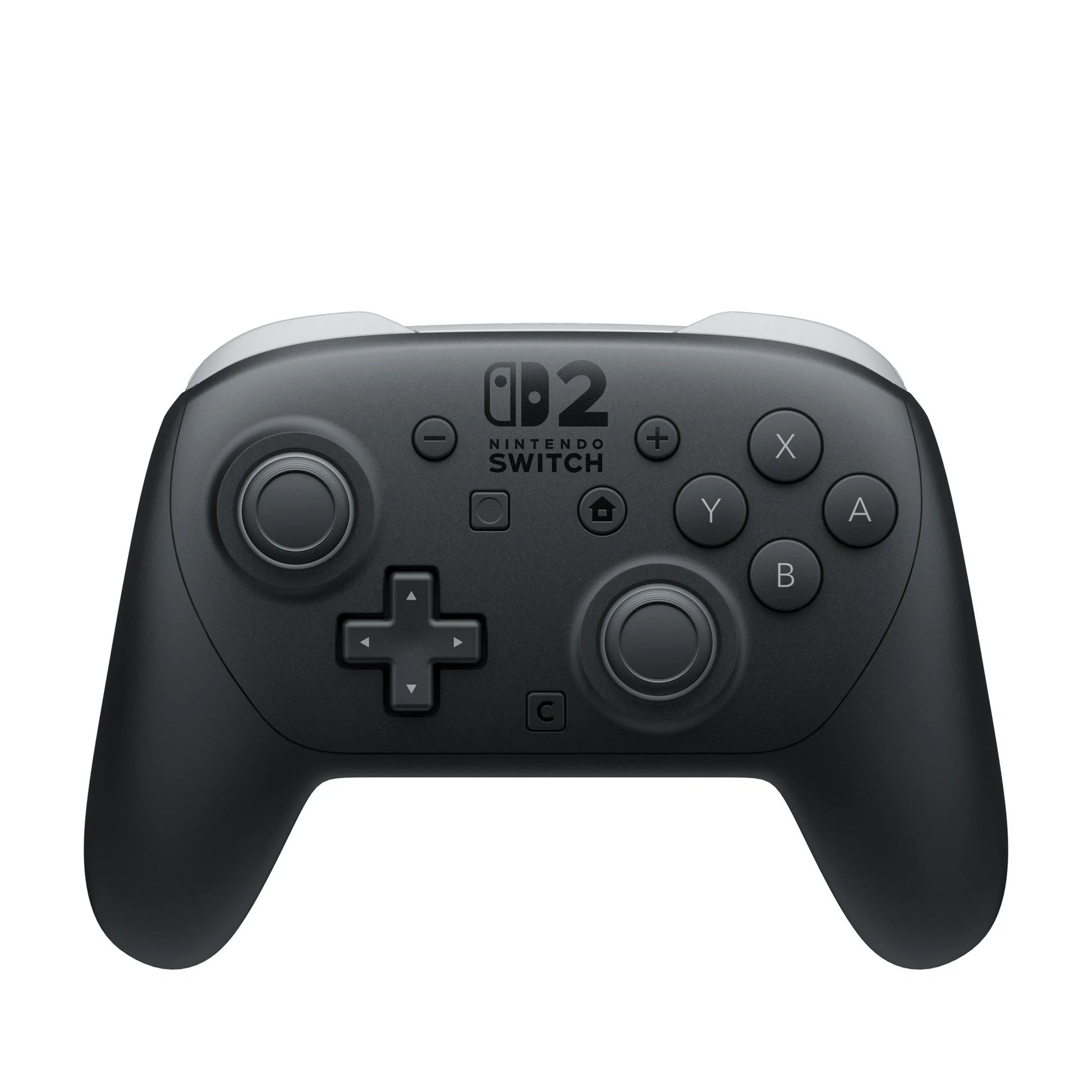 "Official Nintendo Switch 2 Pro Controller featuring HD Rumble 2, motion controls, and programmable buttons for enhanced gameplay."