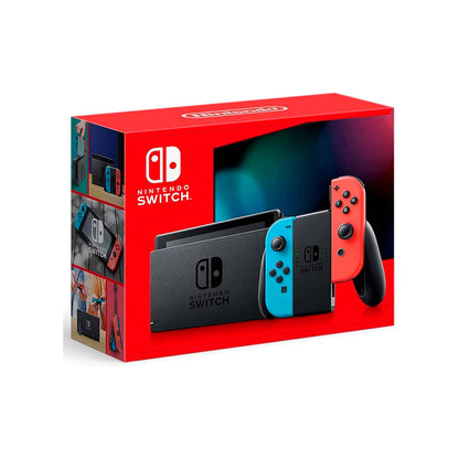 Nintendo Switch neon blue red