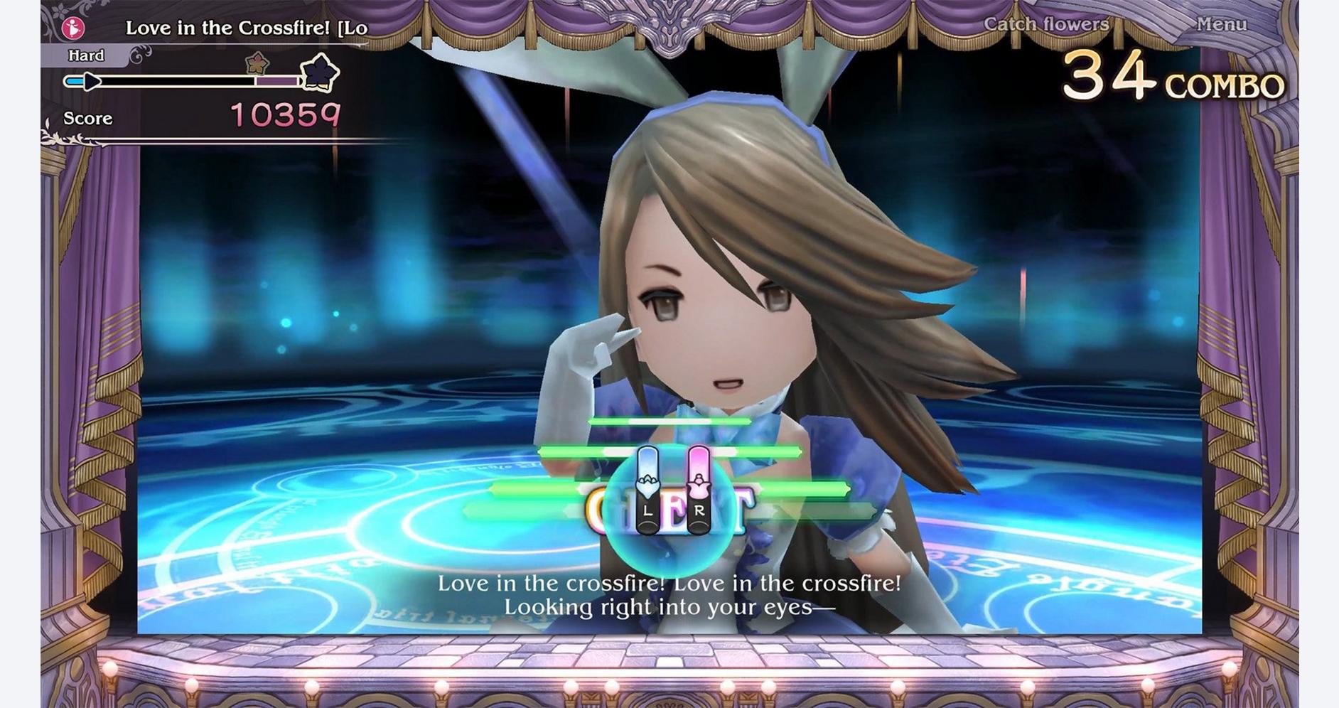 "In-game screenshot from Bravely Default Flying Fairy HD Remaster – Nintendo Switch 2, showcasing a dynamic battle scene with characters in action."