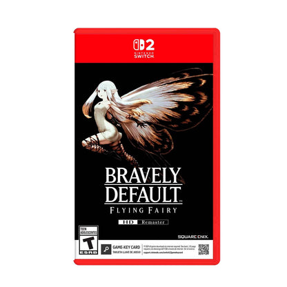 "Cover art for Bravely Default Flying Fairy HD Remaster – Nintendo Switch 2 Edition, featuring a vibrant design with the title and key artwork."