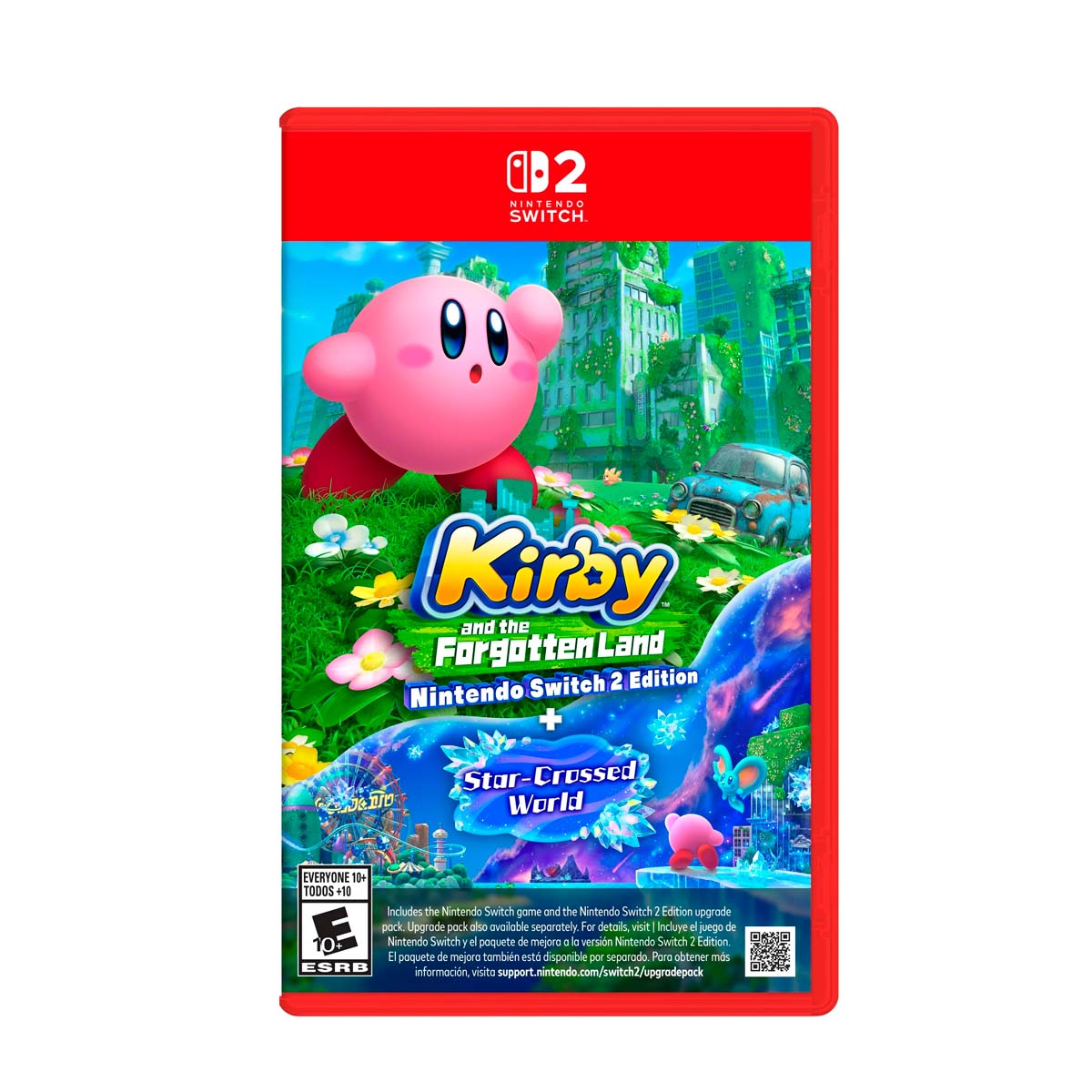 Cover art for Kirby 3D Platforming Adventure – Nintendo Switch 2 Edition, featuring Kirby floating with a vibrant design showcasing his adventure in a mysterious world.